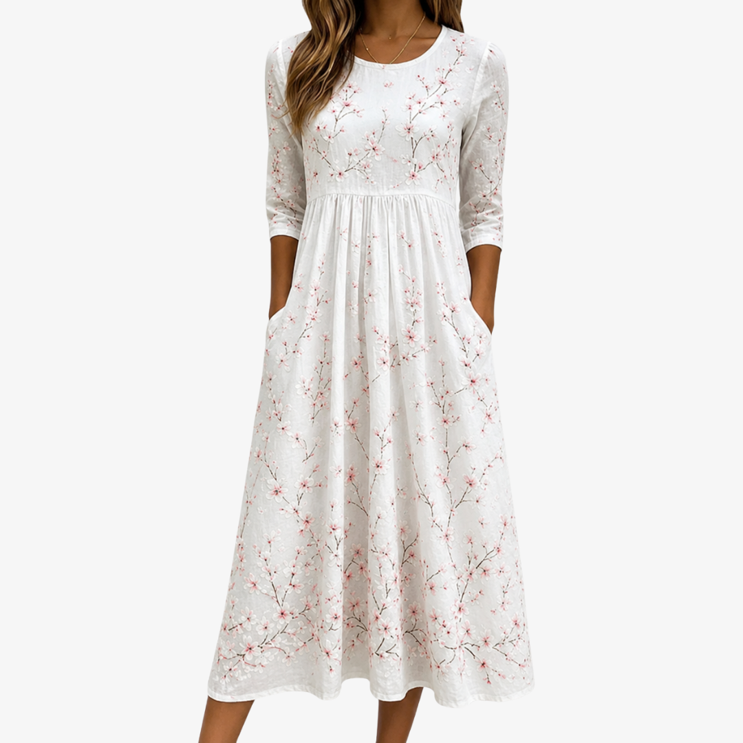 LILIANA - VESTIDO MIDI FLORAL