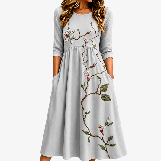LETIZIA - VESTIDO MIDI FLORAL
