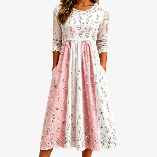ROSSELLA - VESTIDO MIDI FLORAL