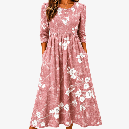 TIZIANA - VESTIDO MIDI FLORAL