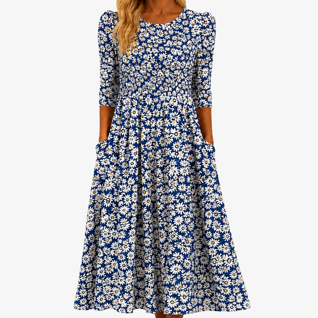 FIORELLA - VESTIDO LARGO FLORAL