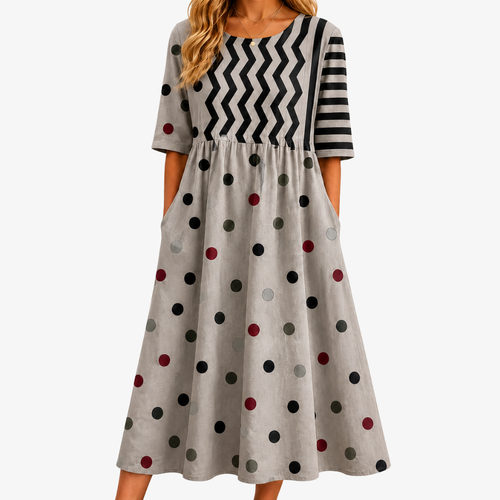 VIOLA - VESTIDO MIDI FLORAL