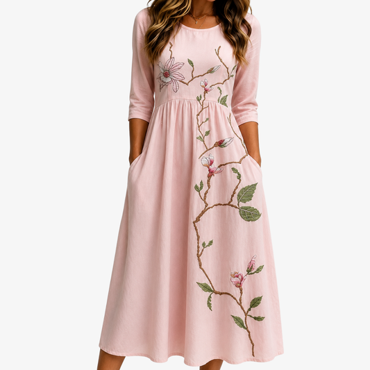 VERONICA - VESTIDO MIDI FLORAL