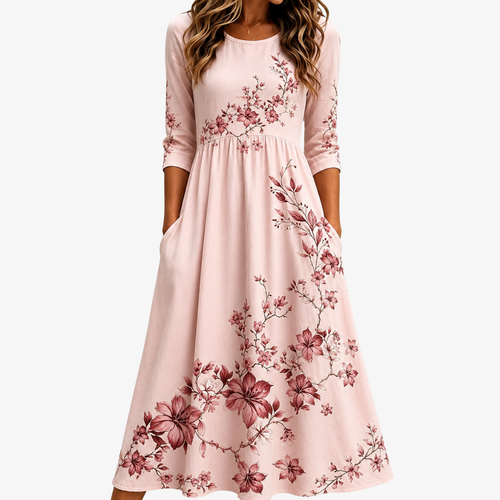LUDOVICA - VESTIDO MIDI FLORAL