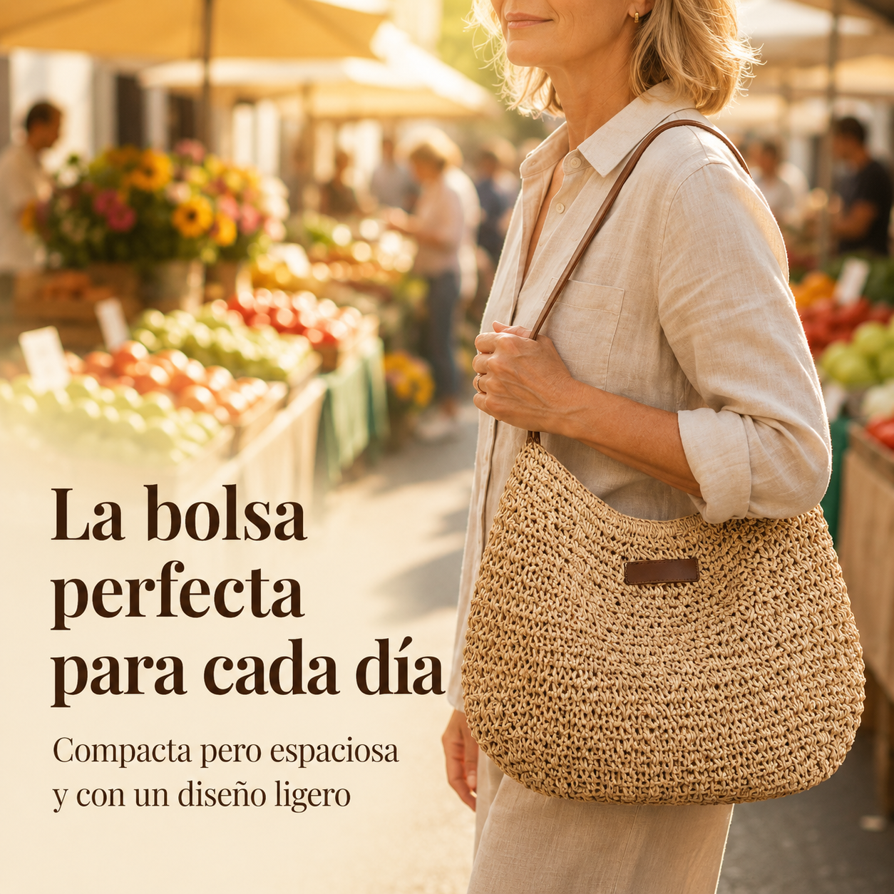 SIMONA - BOLSO TRENZADO ELEGANTE