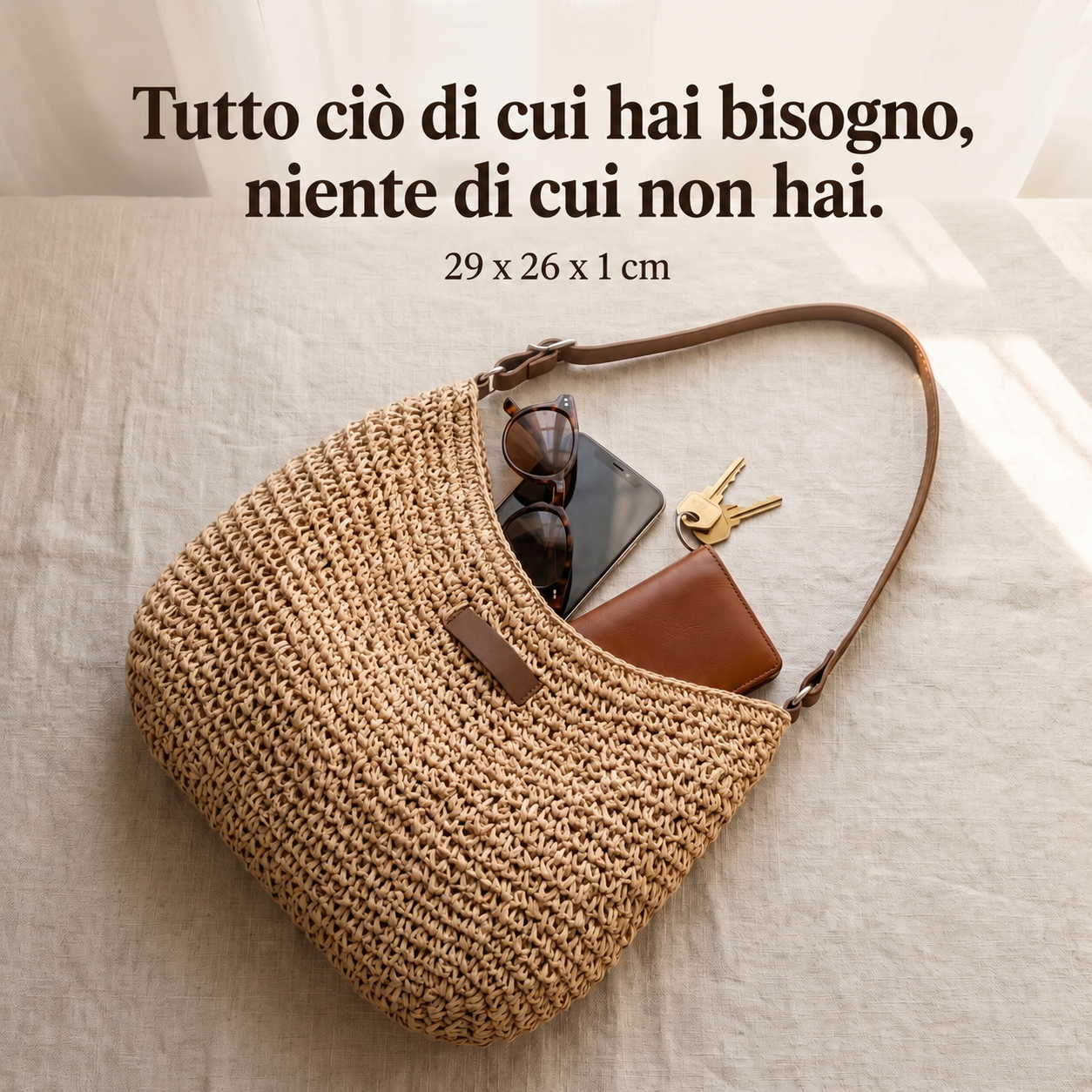 CINZIA - BOLSO TEJIDO ELEGANTE