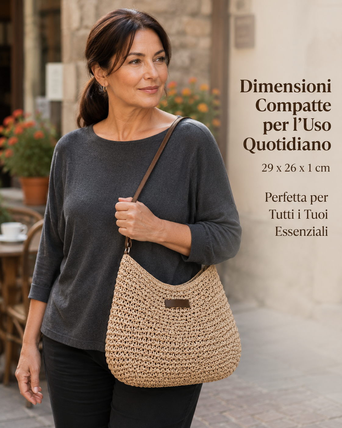 DINA - BOLSO TEJIDO ELEGANTE