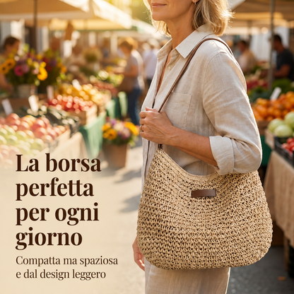 DINA - BOLSO TEJIDO ELEGANTE
