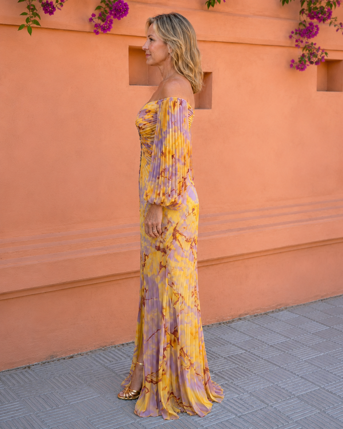 GREGORIA - VESTIDO LARGO FLORAL