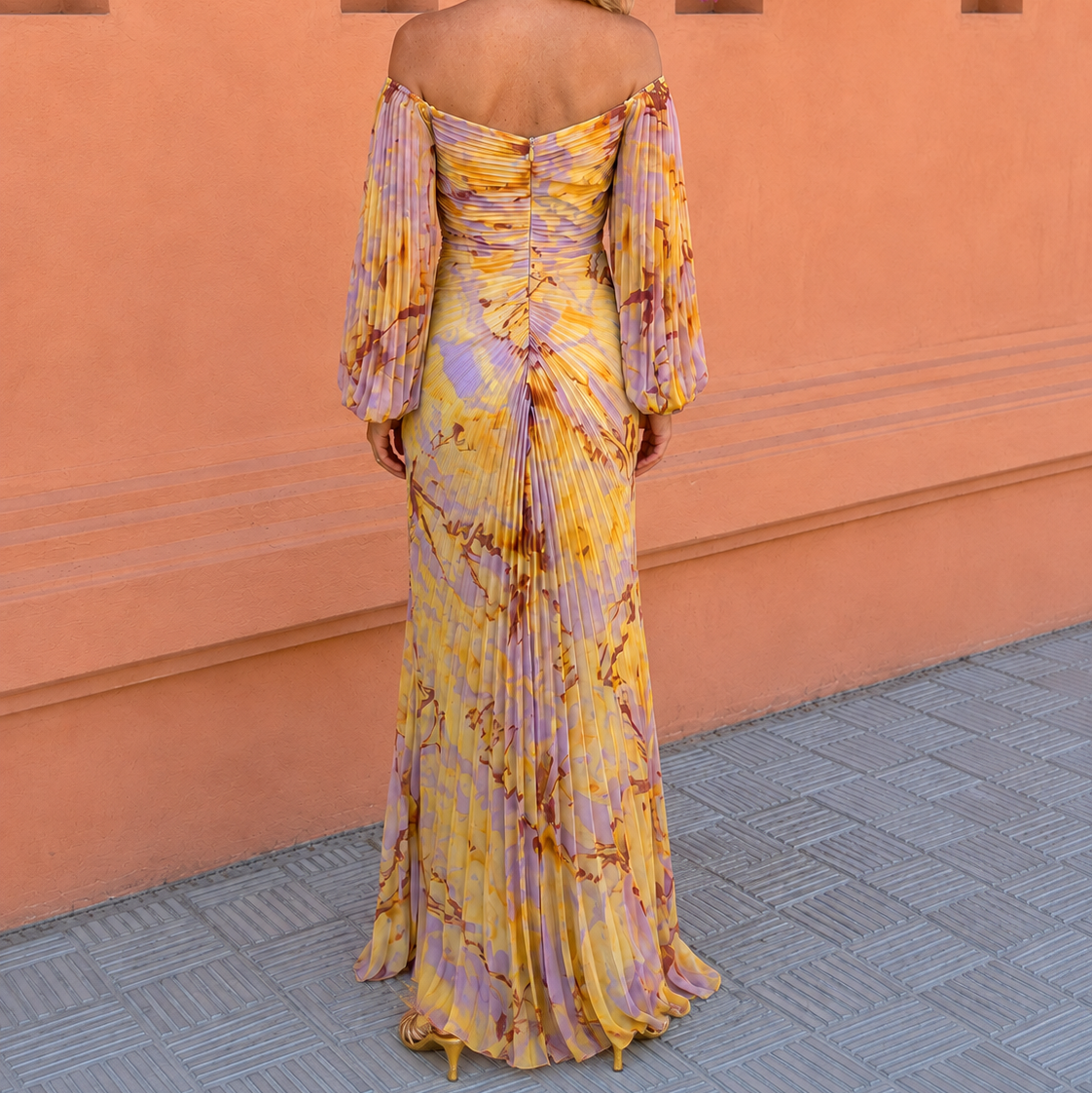 GREGORIA - VESTIDO LARGO FLORAL