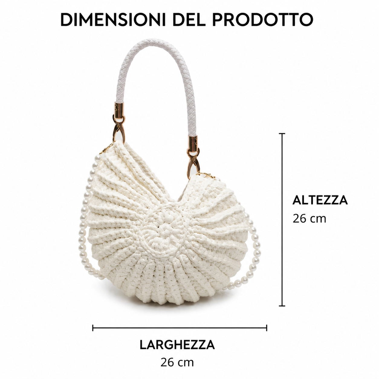 TAMARA - BOLSO TOTE TEJIDO CON ASA DE CADENA