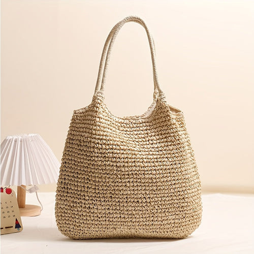 MANUELA - BOLSO TEJIDO DE PAJA BANDOLERA