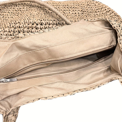 MARISOL - BOLSO TEJIDO DE PAJA BANDOLERA