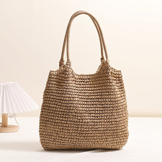 MARISOL - BOLSO TEJIDO DE PAJA BANDOLERA