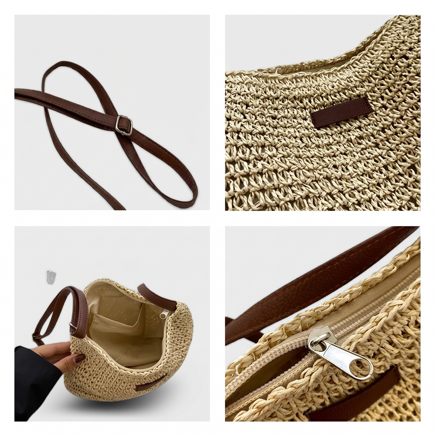 CINZIA - BOLSO TEJIDO ELEGANTE