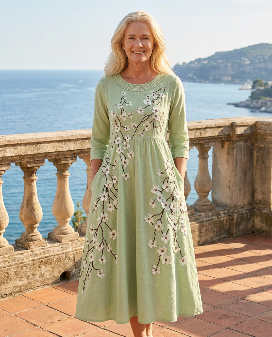 GRETA - VESTIDO MIDI FLORAL