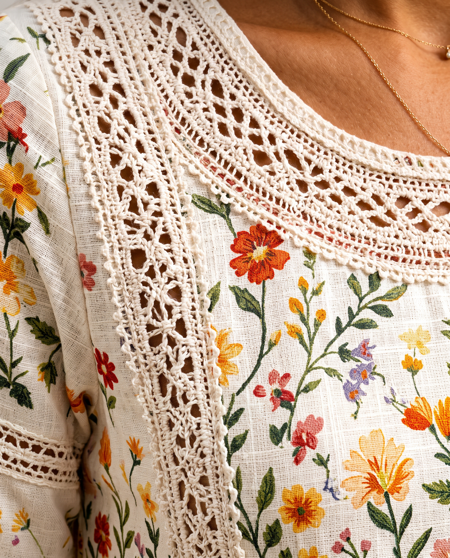 ARABELLA - VESTIDO MIDI FLORAL
